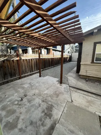 a view of a shaded area in a room