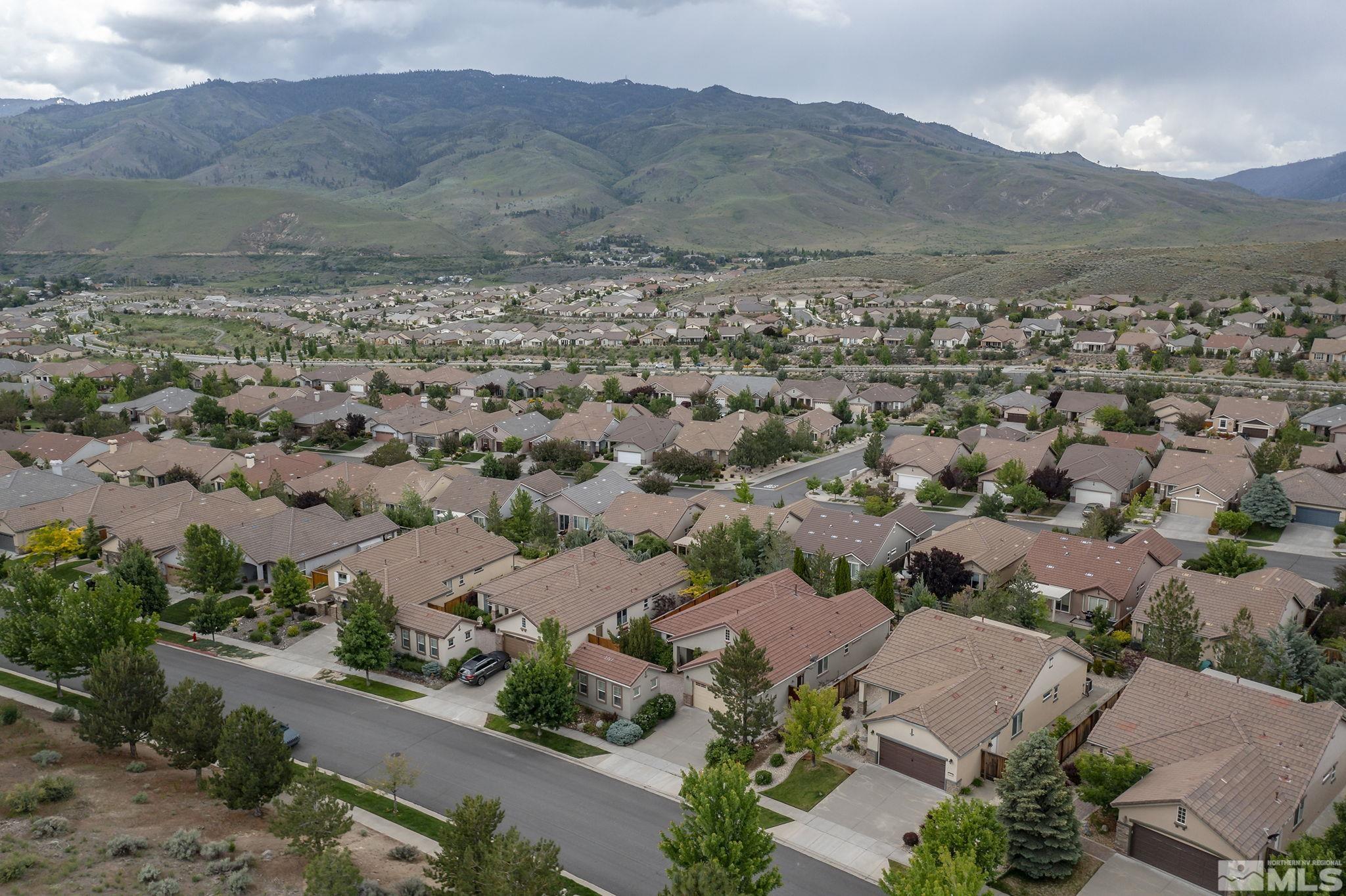1355 Tarleton Way Reno, NV 89523 - Photo 31 of 40 an aerial view of residential houses with outdoor space