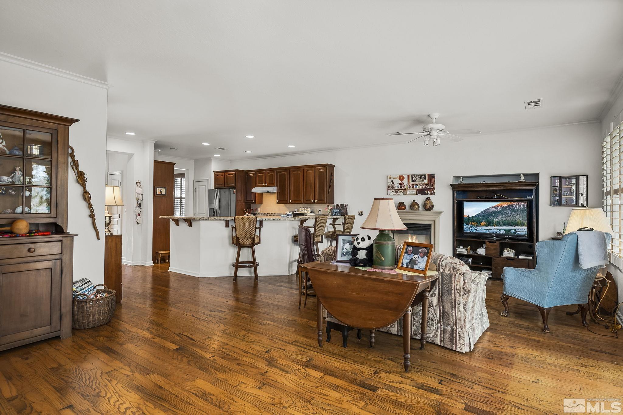 1355 Tarleton Way Reno, NV 89523 - Photo 6 of 40 a living room with lots of furniture and kitchen view