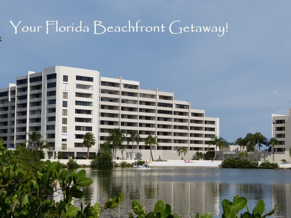 a front view of a building