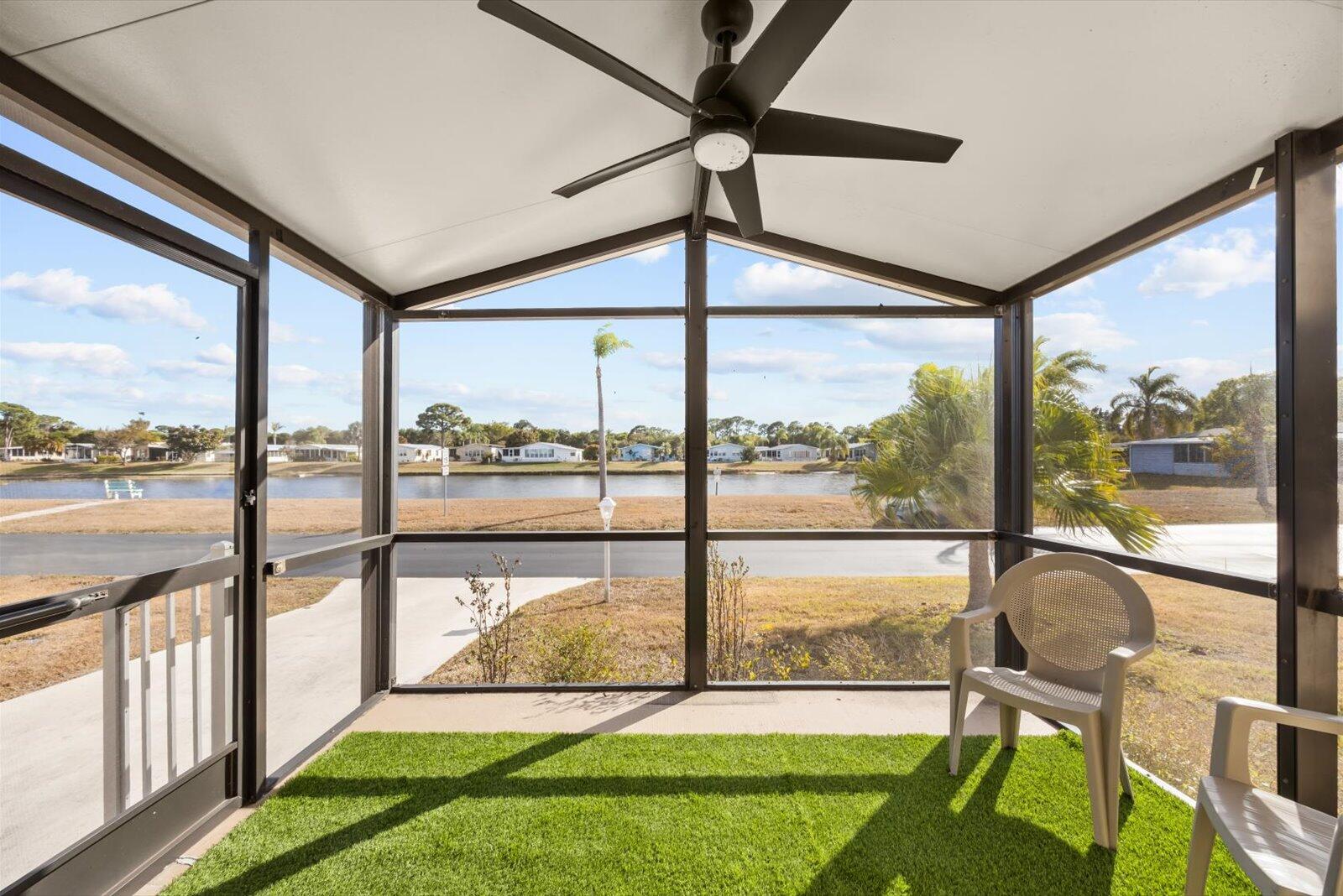 507 Tropical Isles Circle, Unit 25 Fort Pierce, FL 34982 - Photo 20 of 24 a view of a city from a balcony