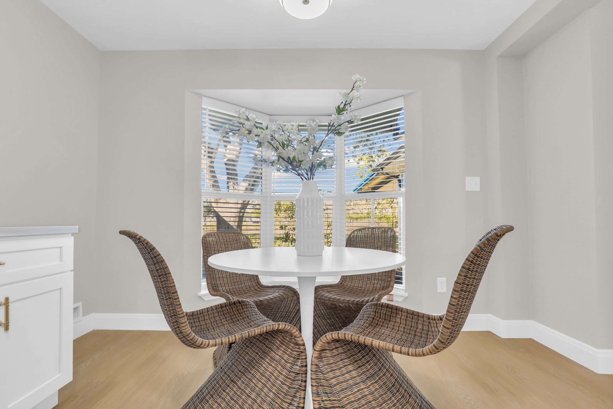 12106 Giusti Lane Santa Fe, TX 77510 - Photo 15 of 33 a view of a dining room with furniture window and wooden floor