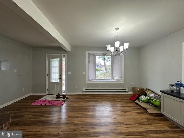 3399 Murray Road Finksburg, MD 21048 - Photo 12 of 27 a view of a room with wooden floor and chandelier