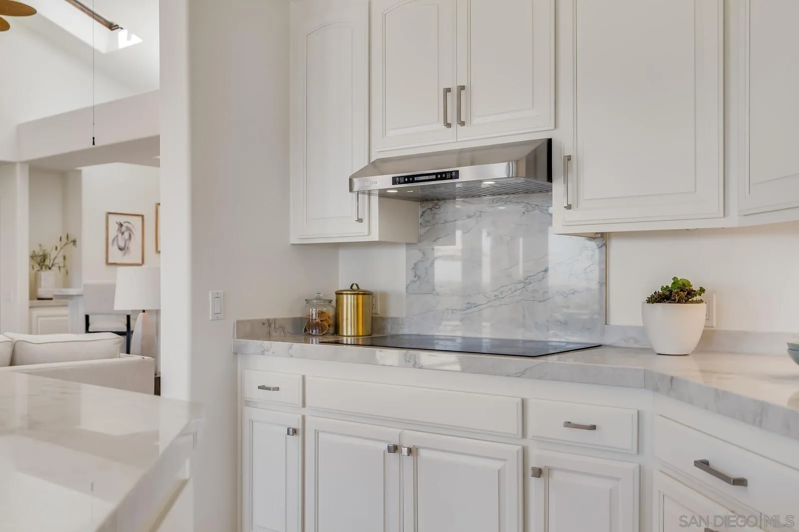 3620 Dove Hollow Road Encinitas, CA 92024 - Photo 17 of 75 a kitchen with white cabinets and a sink