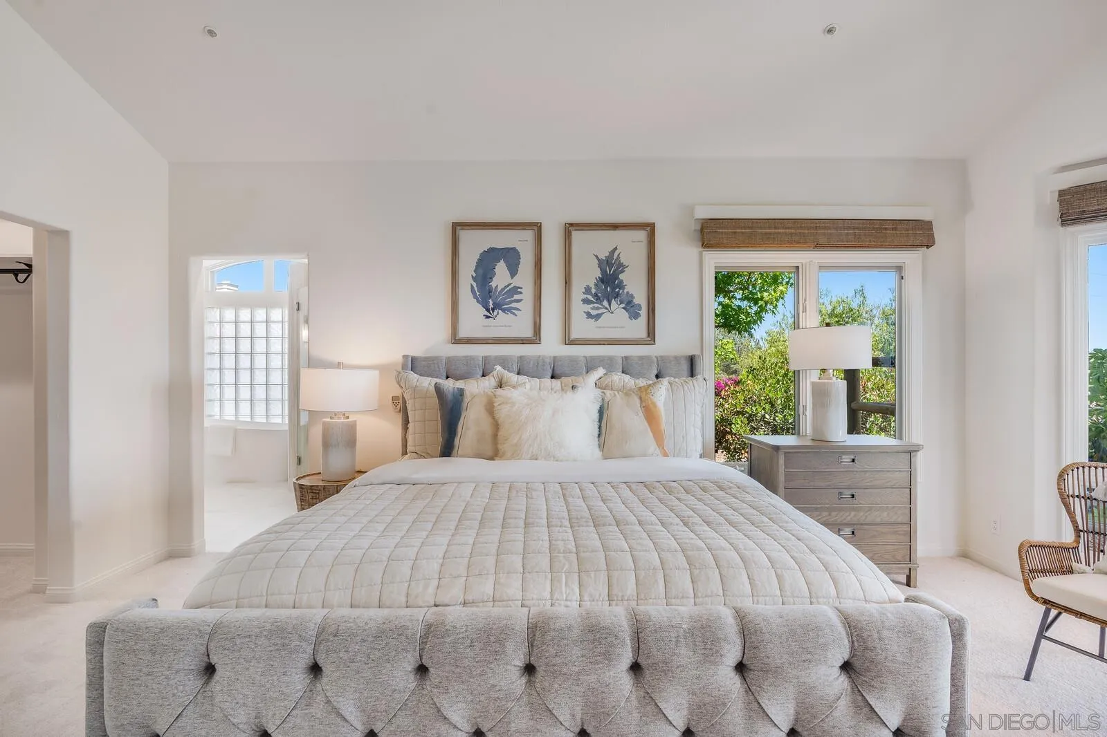 3620 Dove Hollow Road Encinitas, CA 92024 - Photo 25 of 75 a bedroom with a large bed and a window