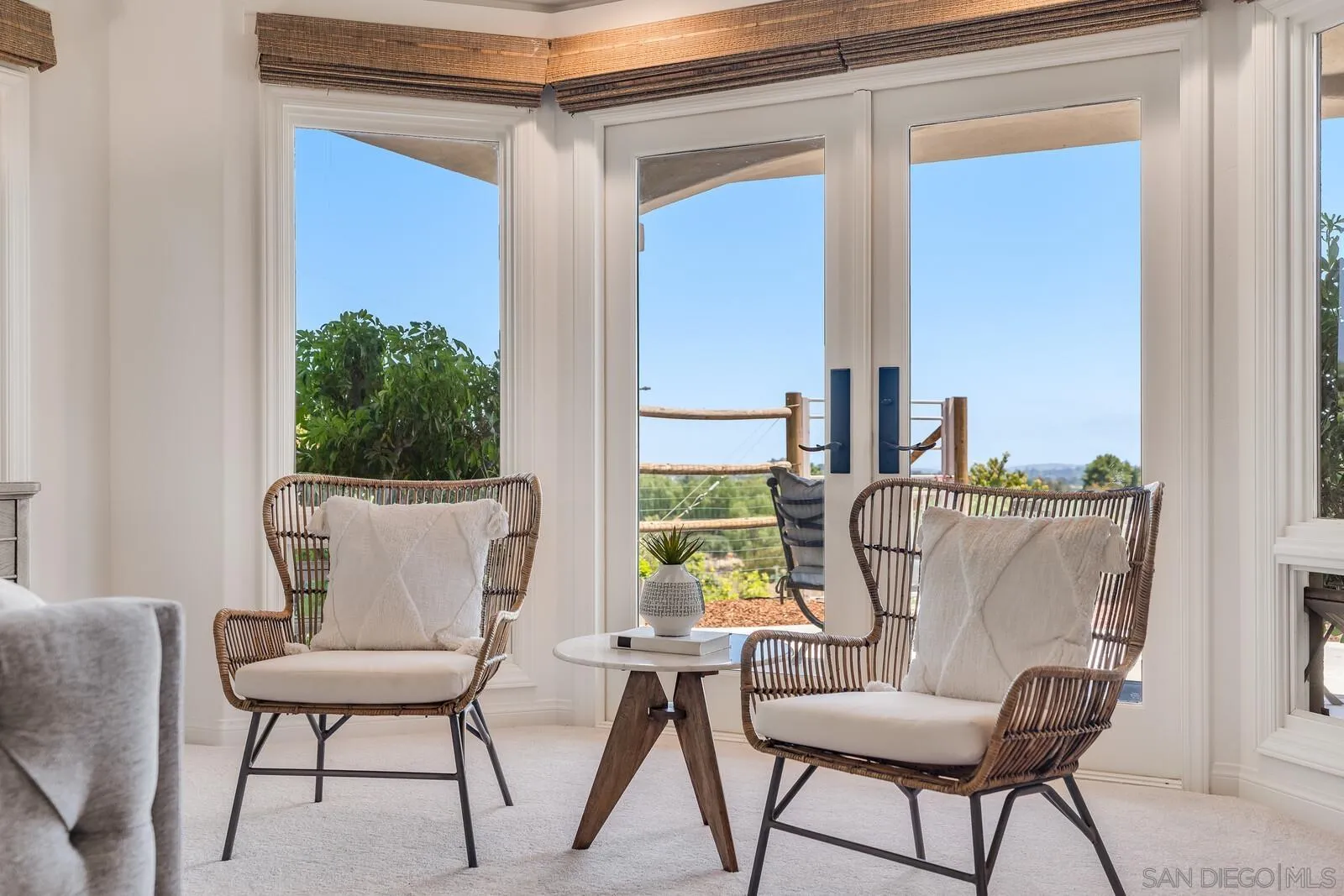 3620 Dove Hollow Road Encinitas, CA 92024 - Photo 28 of 75 a view of a dining room with furniture and a window
