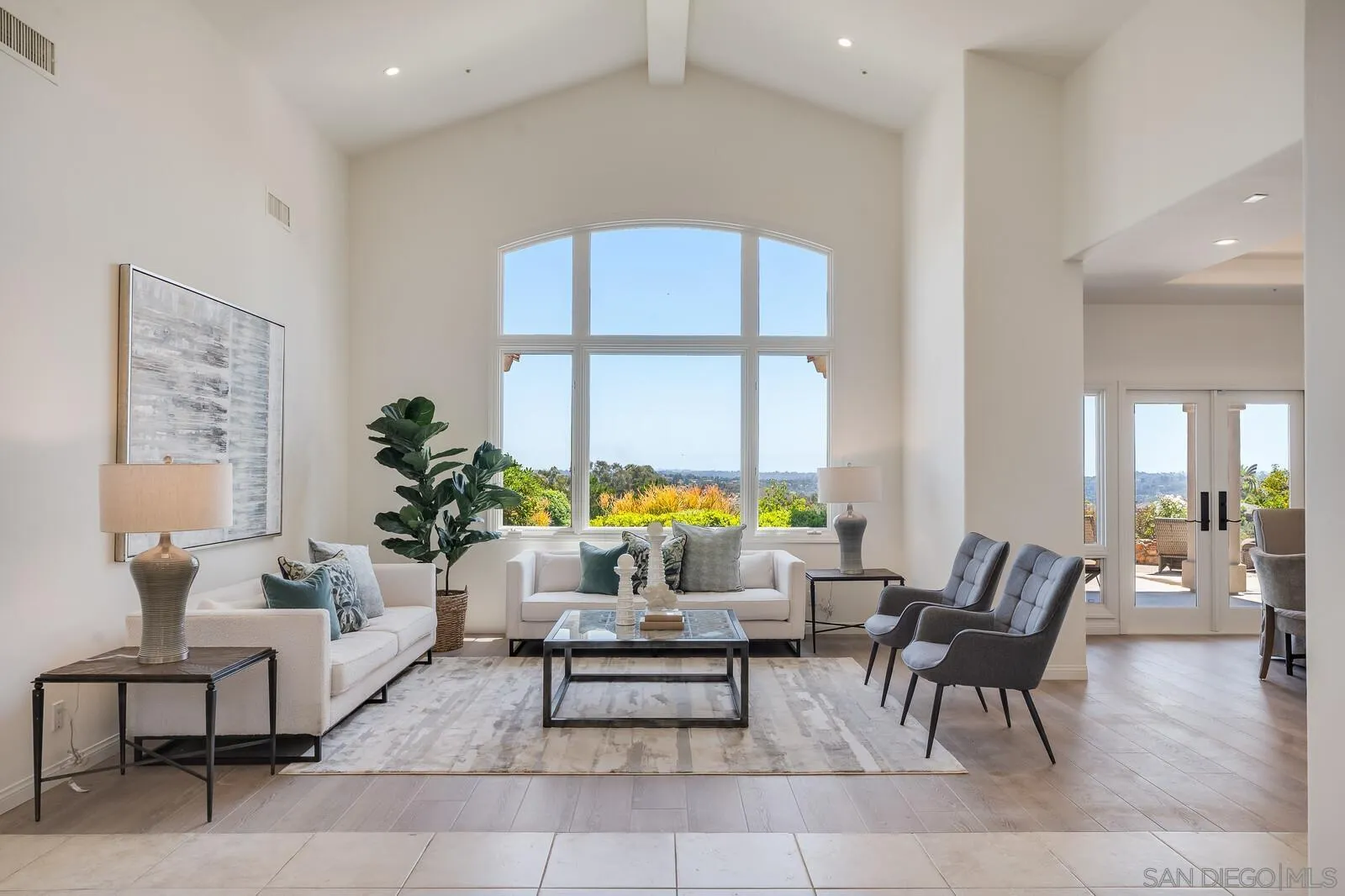 3620 Dove Hollow Road Encinitas, CA 92024 - Photo 6 of 75 a living room with furniture and a potted plant