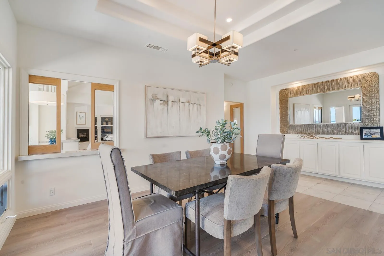 3620 Dove Hollow Road Encinitas, CA 92024 - Photo 10 of 75 a view of a dining room with furniture window and wooden floor