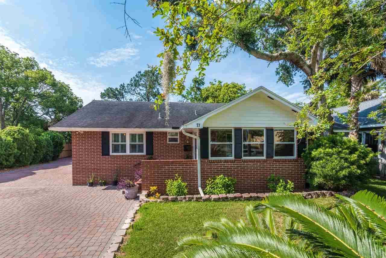 71 Valencia Street St. Augustine, FL 32084 - Photo 2 of 43 front view of a house with a yard