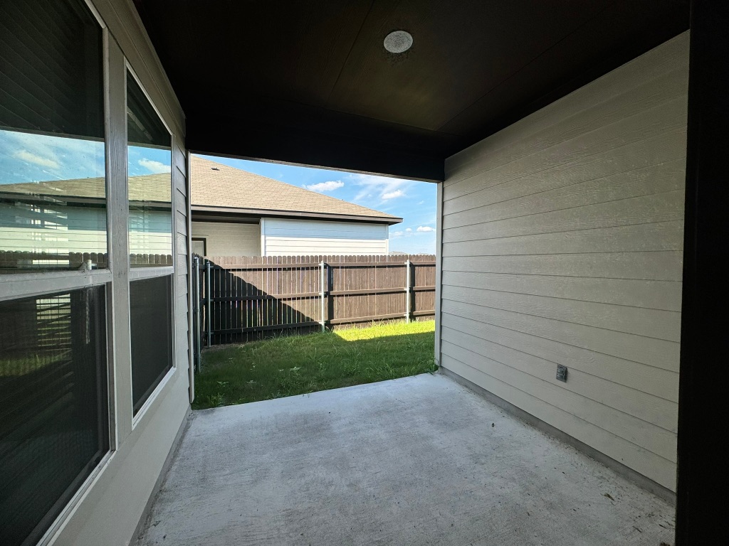 820 Staglin Street, Unit A Buda, TX 78610 - Photo 4 of 28 a view of a porch