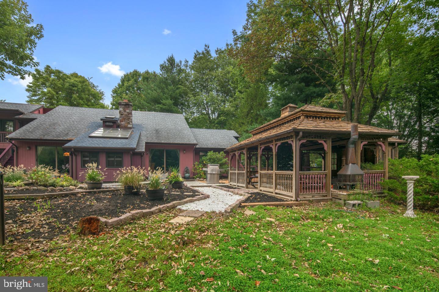1500 Sugar Bottom Road Furlong, PA 18925 - Photo 34 of 41 Back of home beautifully landscaped