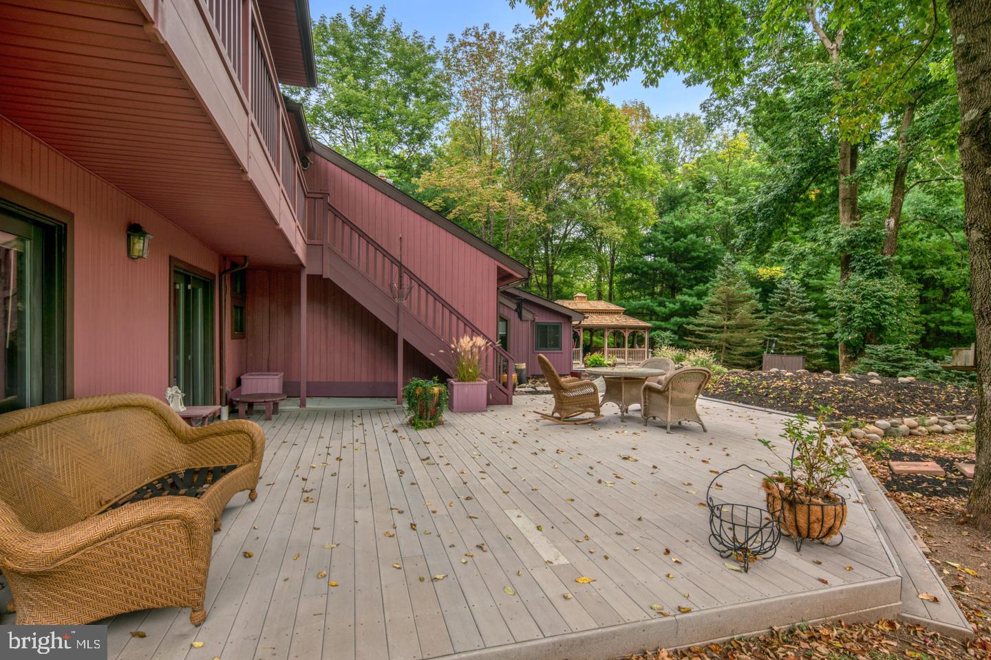 1500 Sugar Bottom Road Furlong, PA 18925 - Photo 37 of 41 Deck off of living room