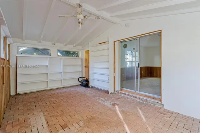 a house view with a backyard space