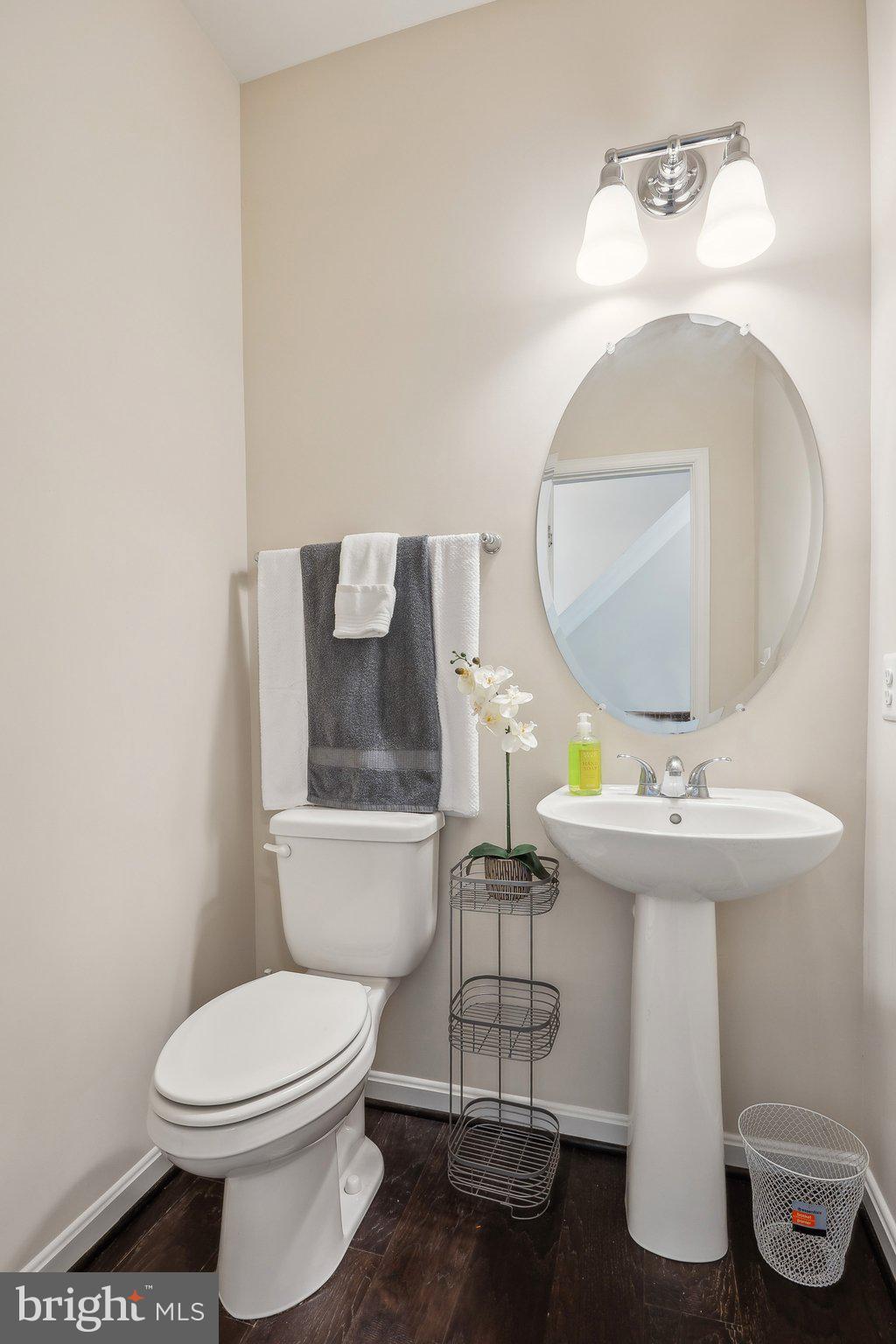 58 Mustang Drive La Plata, MD 20646 - Photo 18 of 42 a bathroom with a toilet sink and mirror