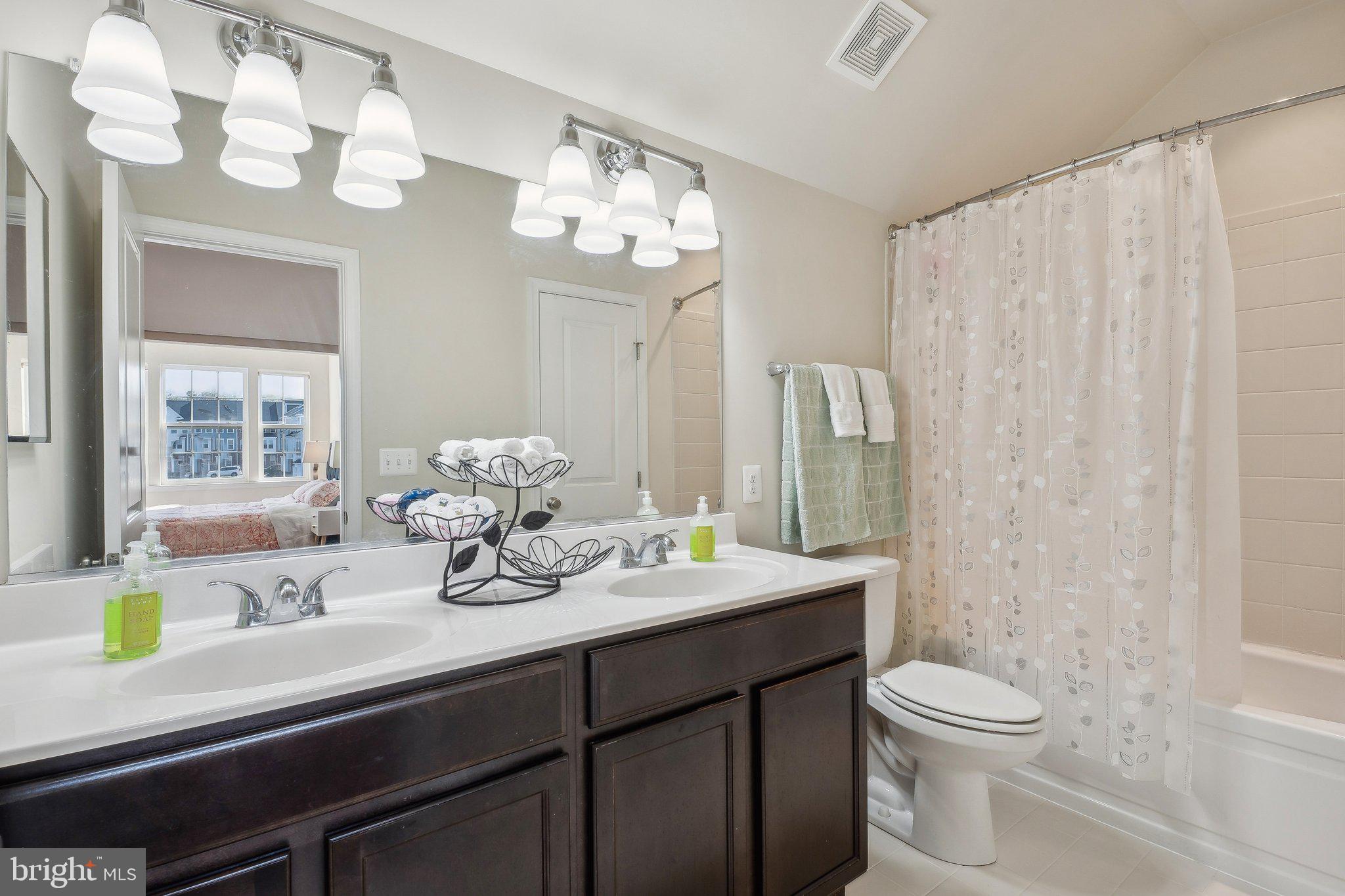 58 Mustang Drive La Plata, MD 20646 - Photo 34 of 42 a bathroom with a sink a toilet and a mirror