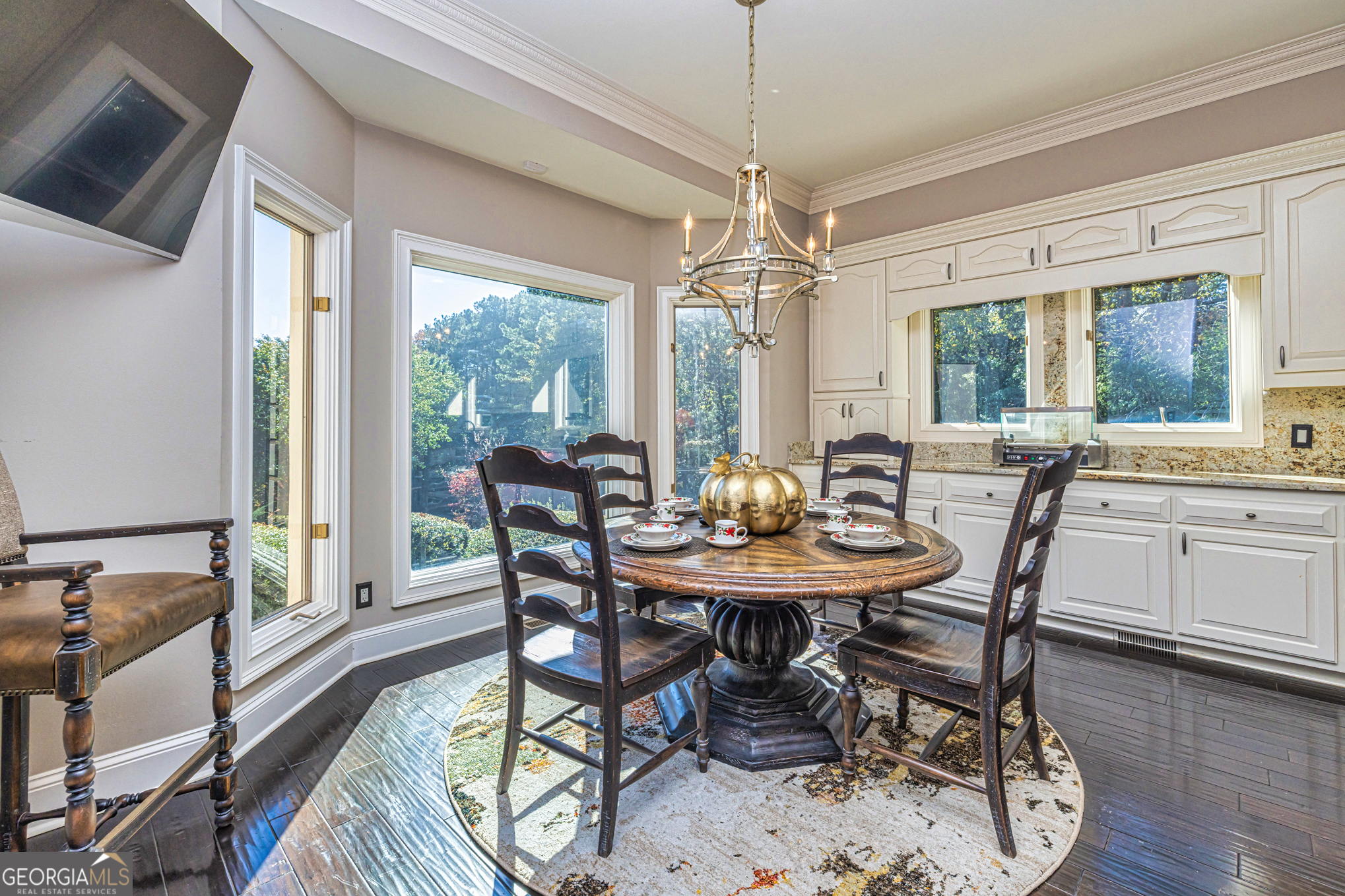131 Lincoln Road Tyrone, GA 30290 - Photo 26 of 78 a view of a dining room with furniture window and wooden floor