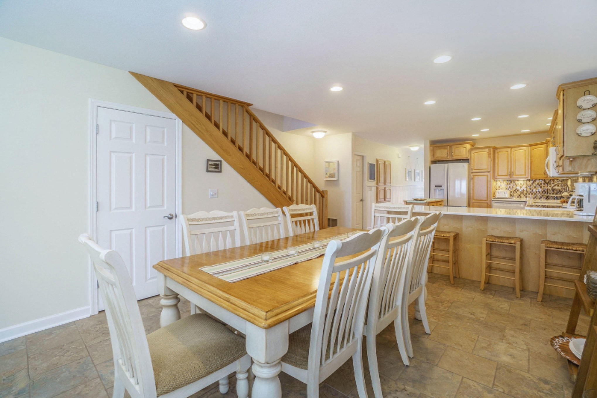 6706 Lakeshore Road Manistee, MI 49660 - Photo 6 of 30 Open Living, Dining, Kitchen
