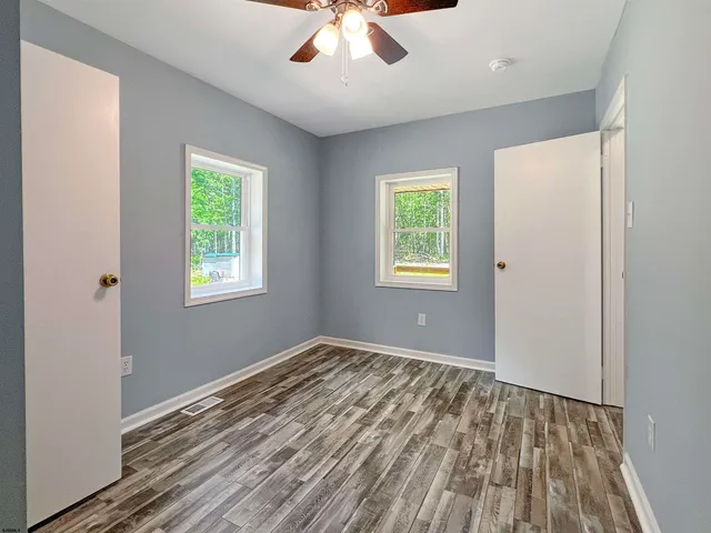 a view of a storage in a room