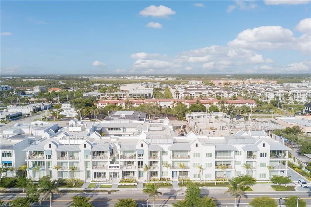 201 8th Street South, Unit 208 Naples, FL 34102 - Photo 4 of 39 Aerial view - 5th Ave and Naples beaches a few blocks away