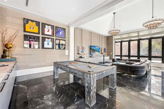 a room with gym equipment and a large window