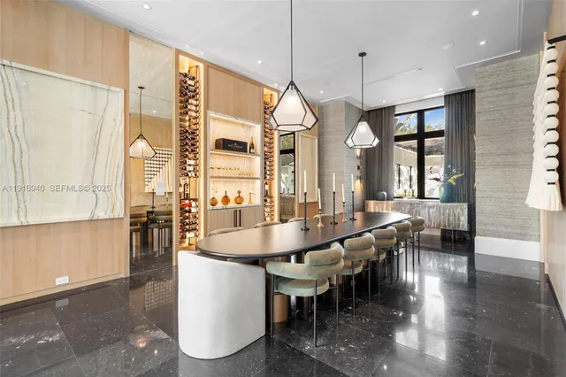 a view of a livingroom with furniture