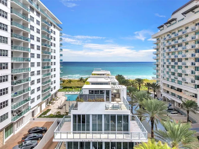 a front view of a building