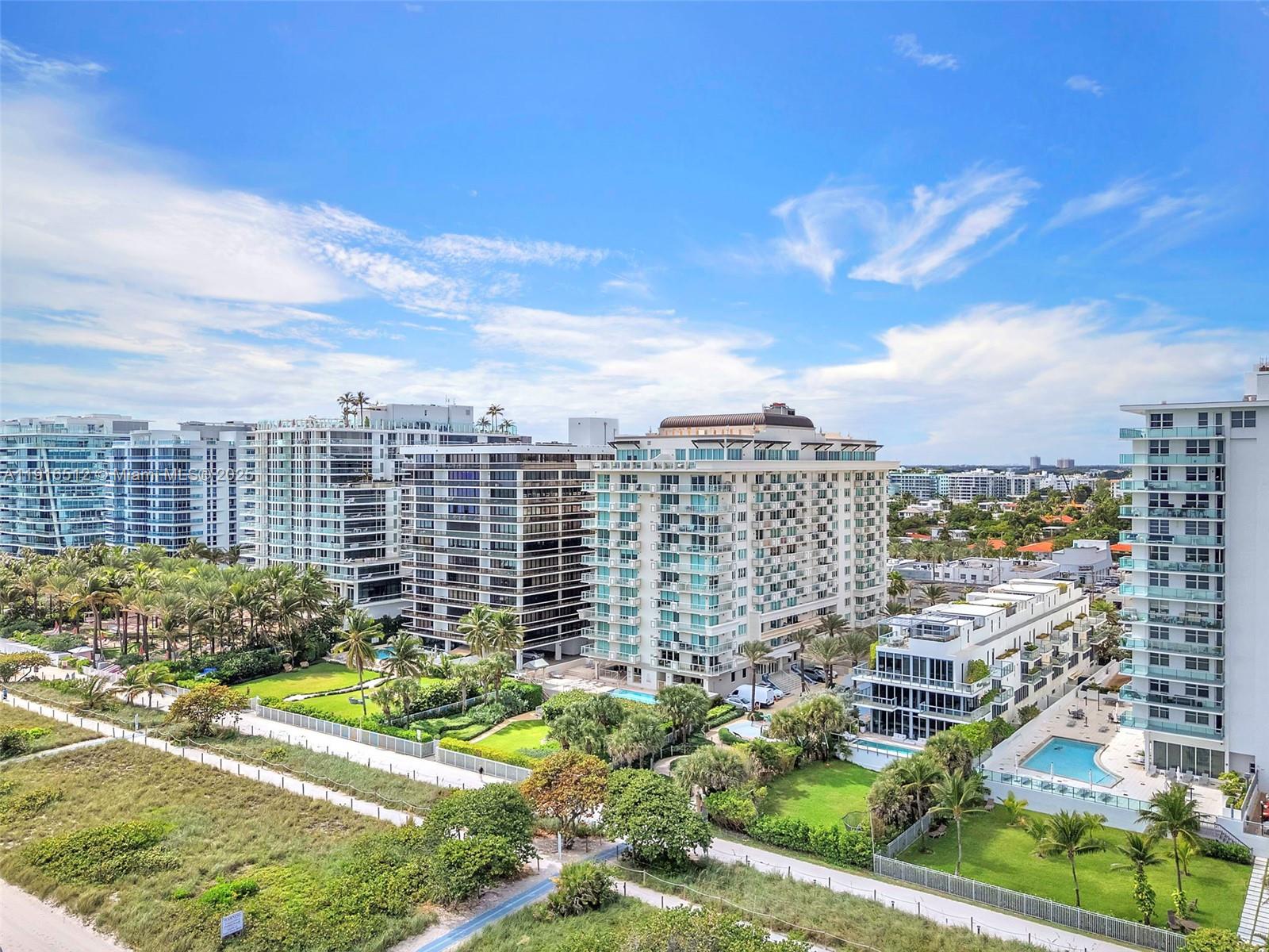 9501 Collins Avenue, Unit 1 Surfside, FL 33154 - Photo 7 of 53 a view of a city with tall buildings