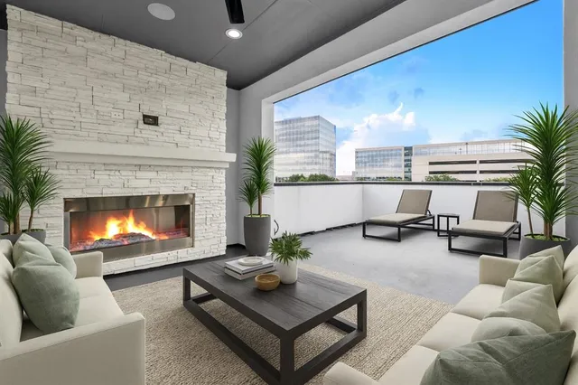 a view of a multi story building