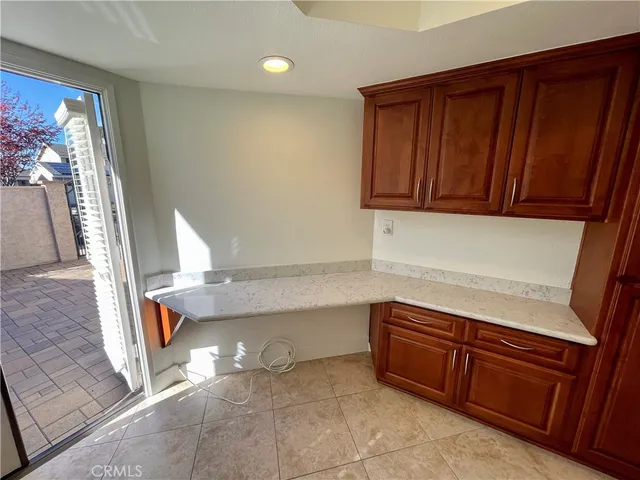 a view of kitchen and microwave