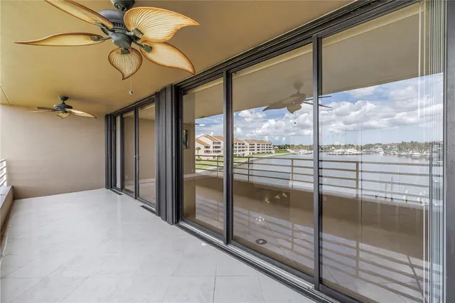 a view of a terrace with sitting area