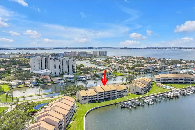 a view of a city with lake