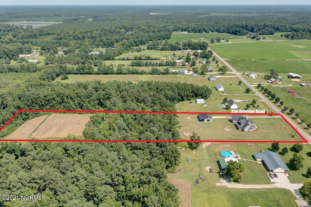 358 Brinkley Road Delco, NC 28436 - Photo 54 of 65 358 Brinkley Drive aerial 2