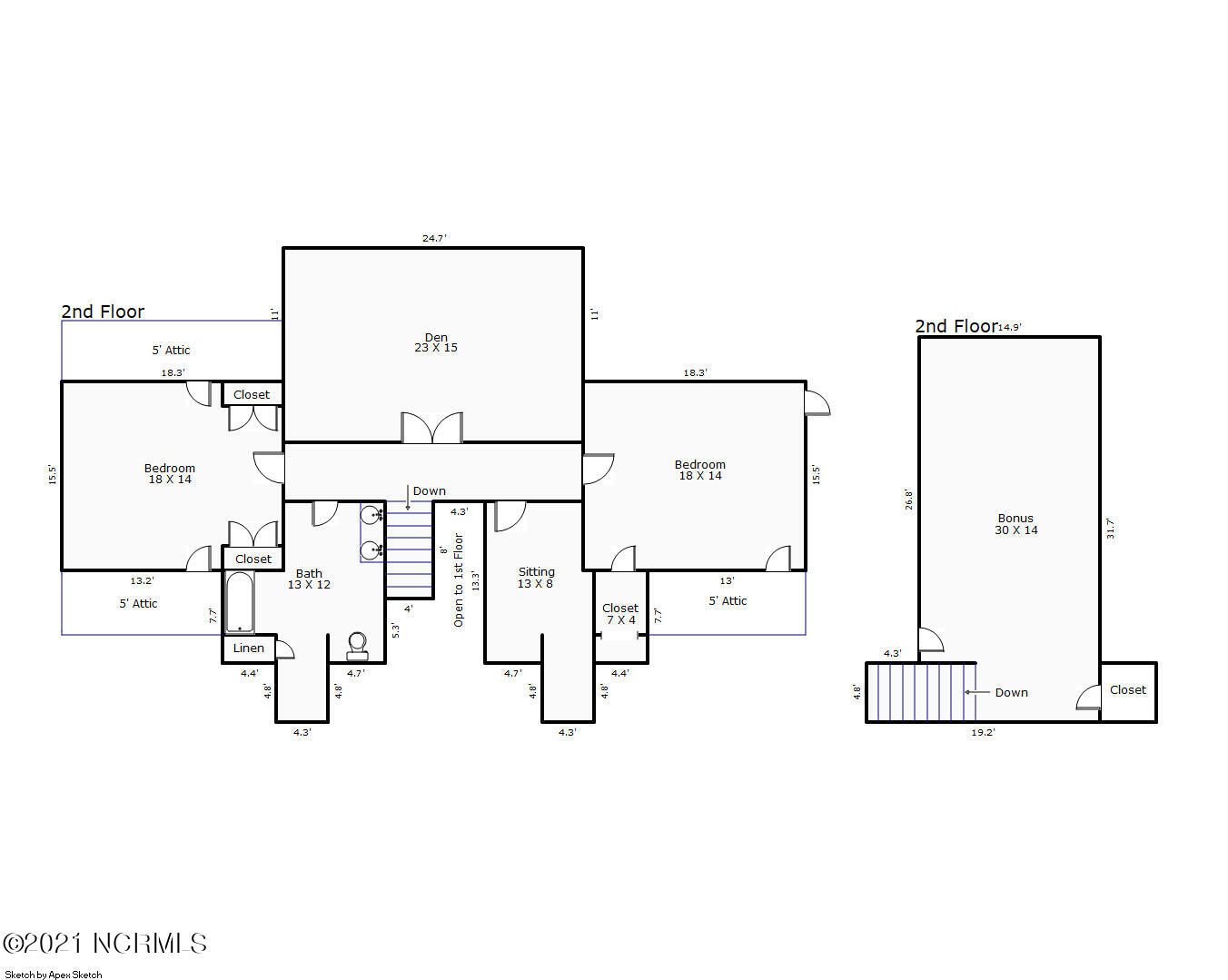 358 Brinkley Road Delco, NC 28436 - Photo 64 of 65 14132 - 358 Brinkley Road-2nd Floor