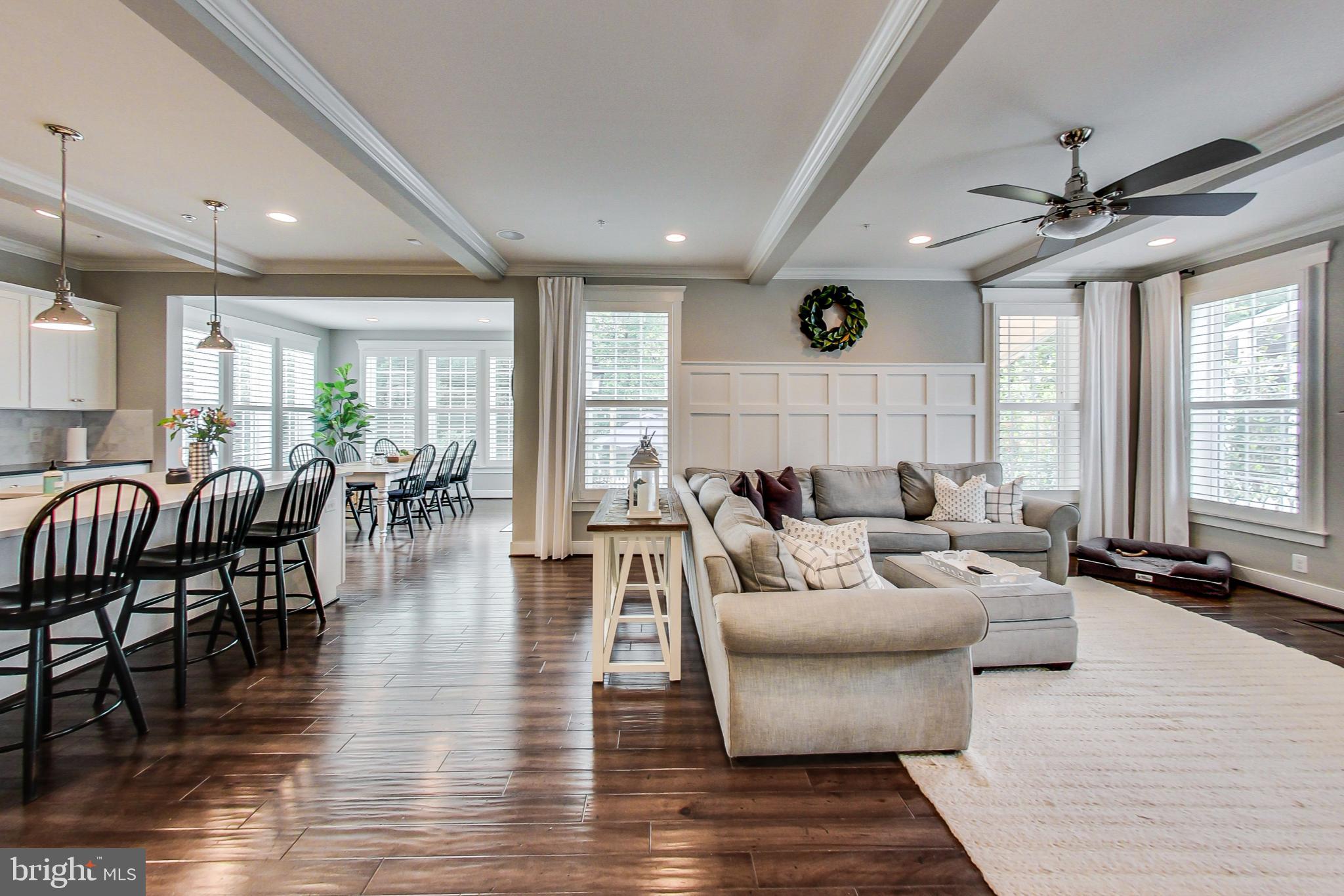 839 Sebastian Lane Gambrills, MD 21054 - Photo 11 of 63 View from Hallway to Kitchen & Family Room
