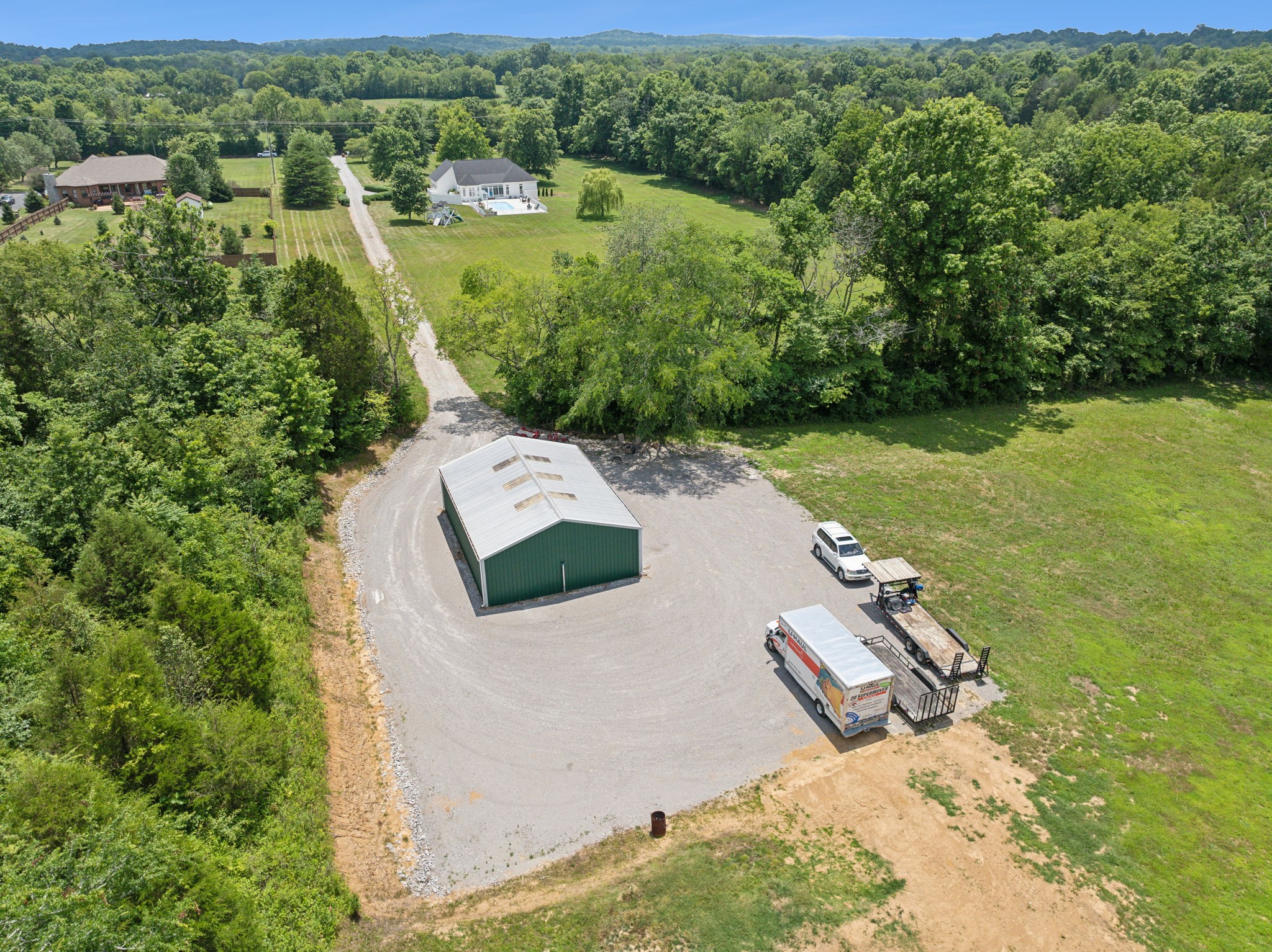 3084 Duplex Road Spring Hill, TN 37174 - Photo 47 of 53 an aerial view of residential house with outdoor space and trees all around
