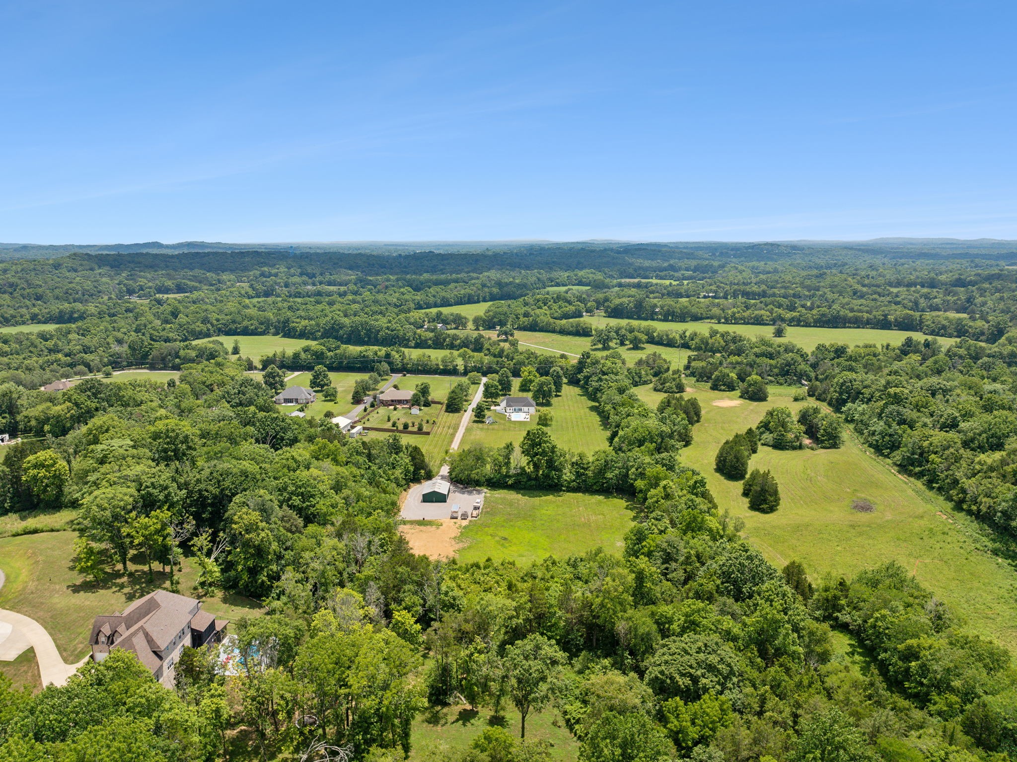 3084 Duplex Road Spring Hill, TN 37174 - Photo 50 of 53 an aerial view of residential houses with outdoor space and trees