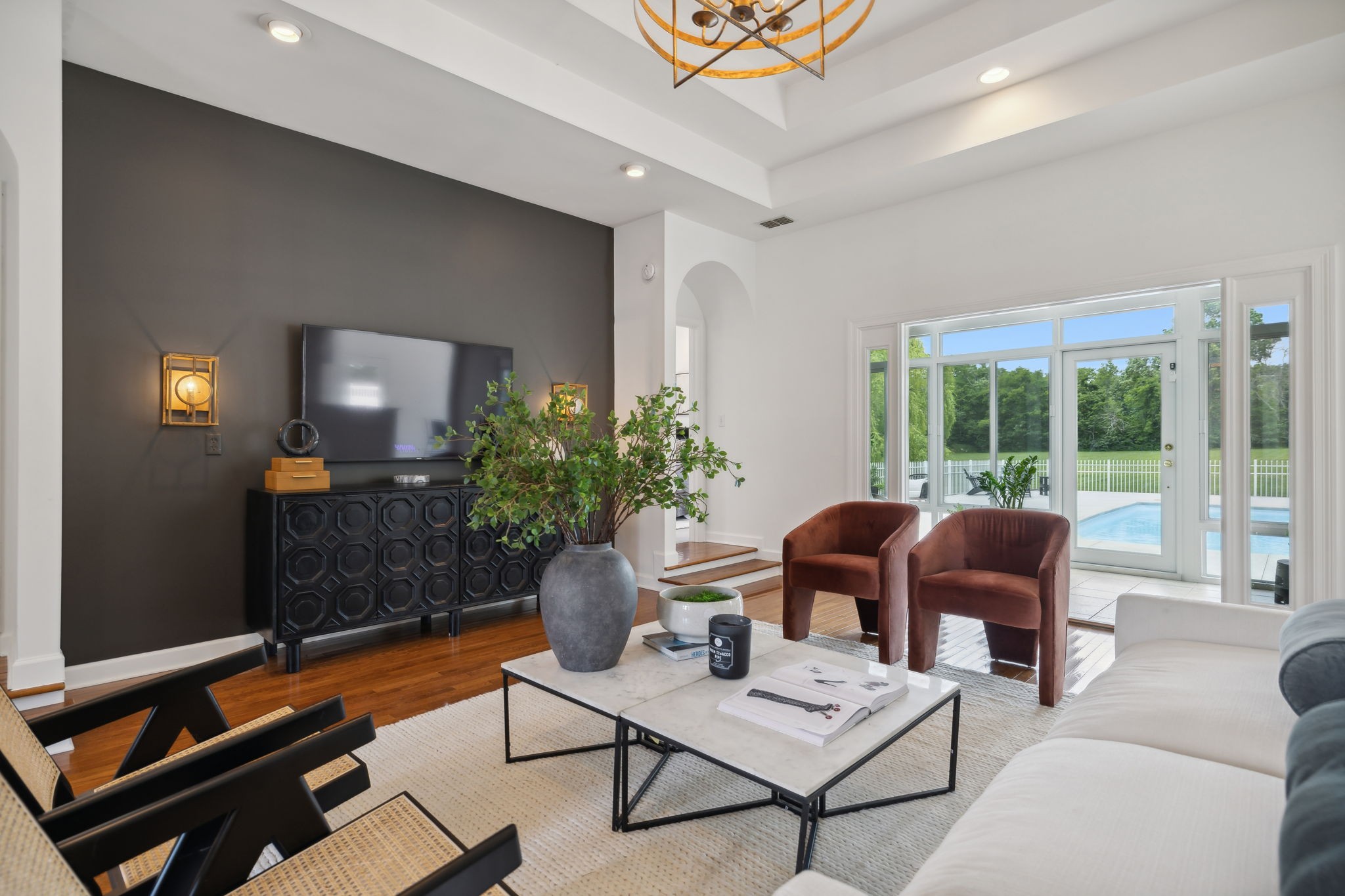 3084 Duplex Road Spring Hill, TN 37174 - Photo 5 of 53 a living room with furniture and a potted plant