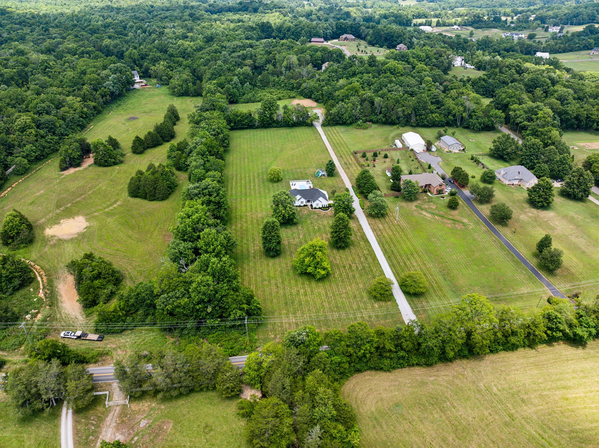 3084 Duplex Road Spring Hill, TN 37174 - Photo 51 of 53 an aerial view of a residential houses with yard