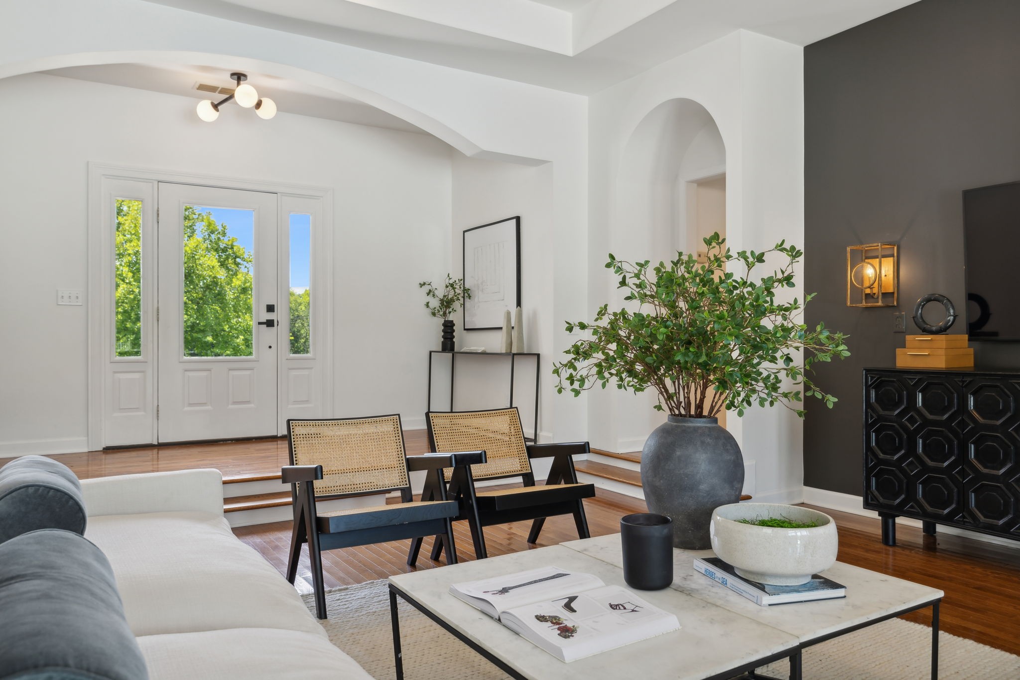 3084 Duplex Road Spring Hill, TN 37174 - Photo 8 of 53 a living room with furniture and a potted plant