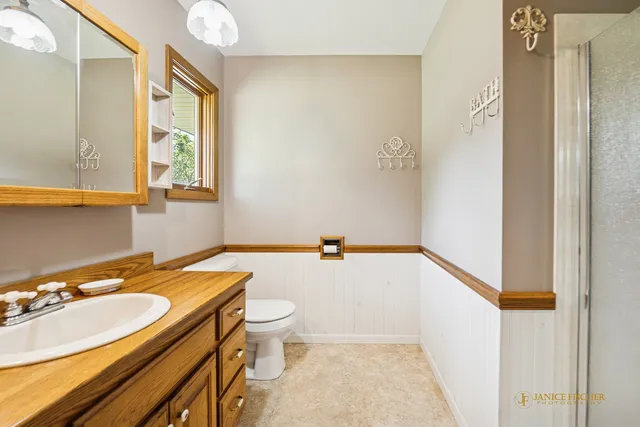 a room with gym equipment and a window