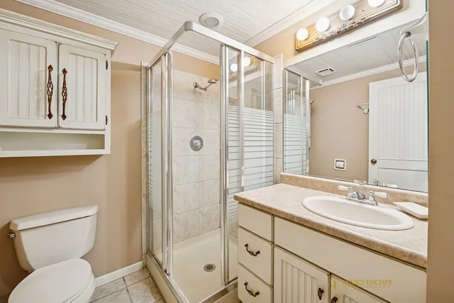 a view of a fireplace with a window