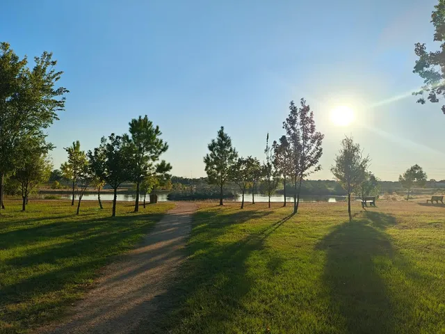 a view of a golf course