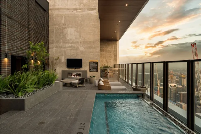 a view of sky from window