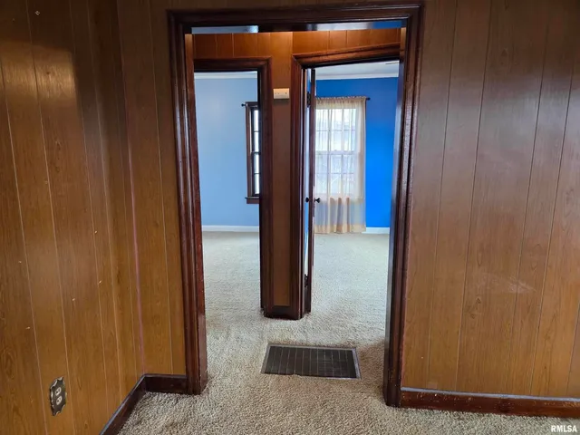 a view of entryway door