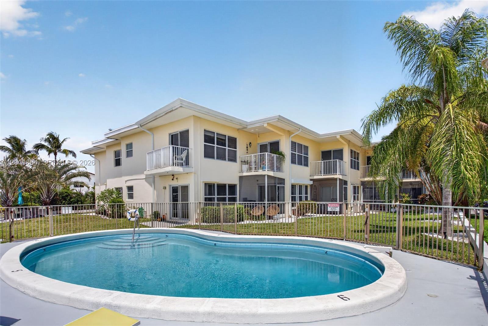 615 South Riverside Drive, Unit 5 Pompano Beach, FL 33062 - Photo 25 of 29 a view of outdoor space yard swimming pool and patio