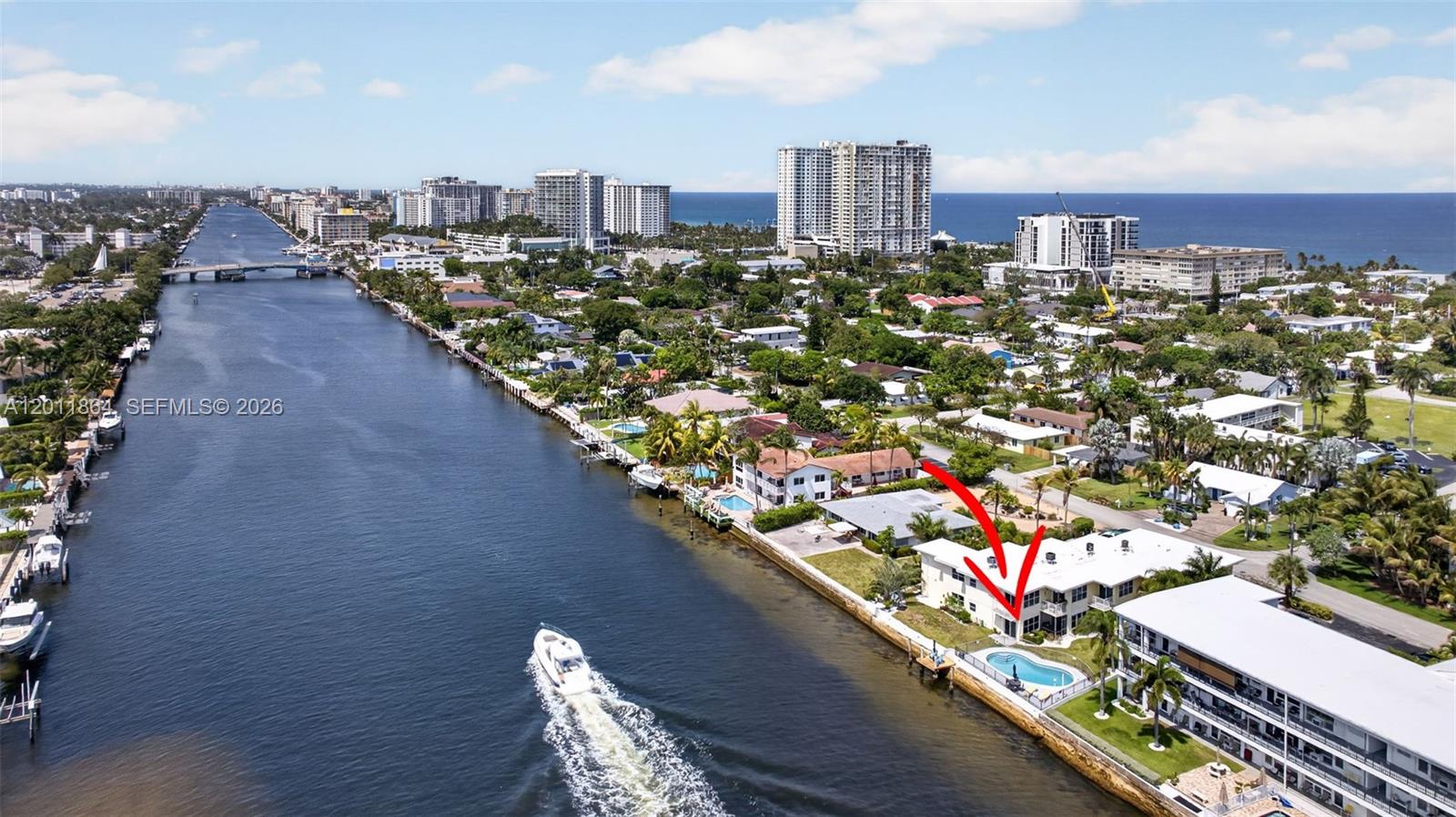 615 South Riverside Drive, Unit 5 Pompano Beach, FL 33062 - Photo 26 of 29 a view of a city