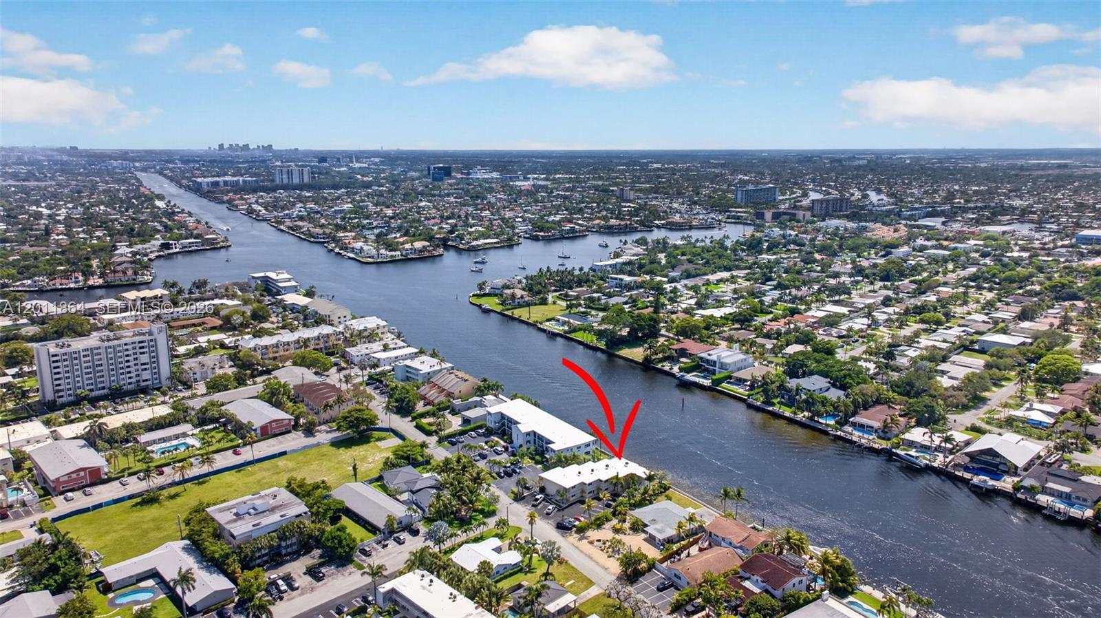 615 South Riverside Drive, Unit 5 Pompano Beach, FL 33062 - Photo 28 of 29 an aerial view of a city