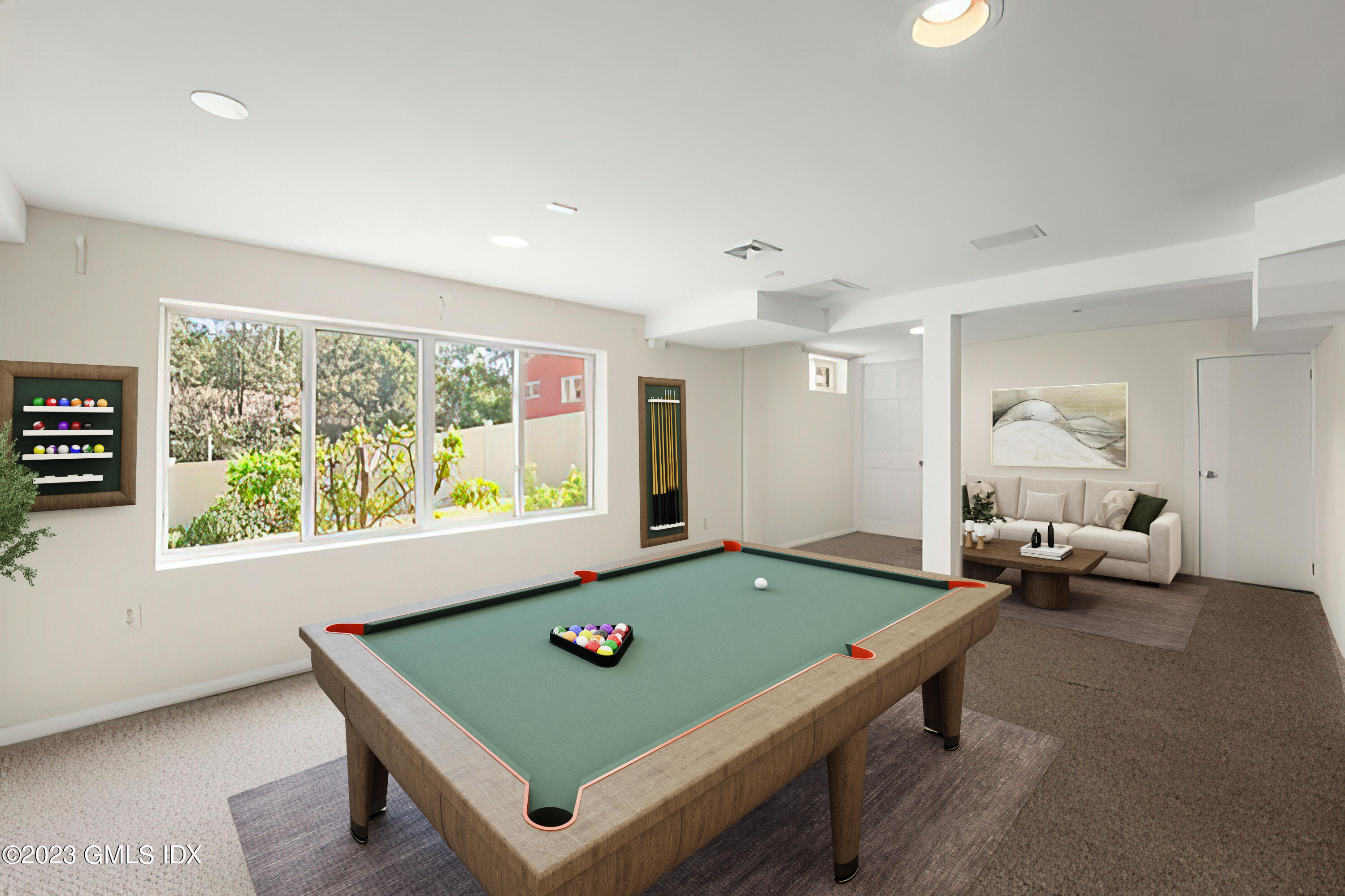 27 Silver Beech Road Riverside, CT 06878 - Photo 12 of 19 a room with pool table and windows