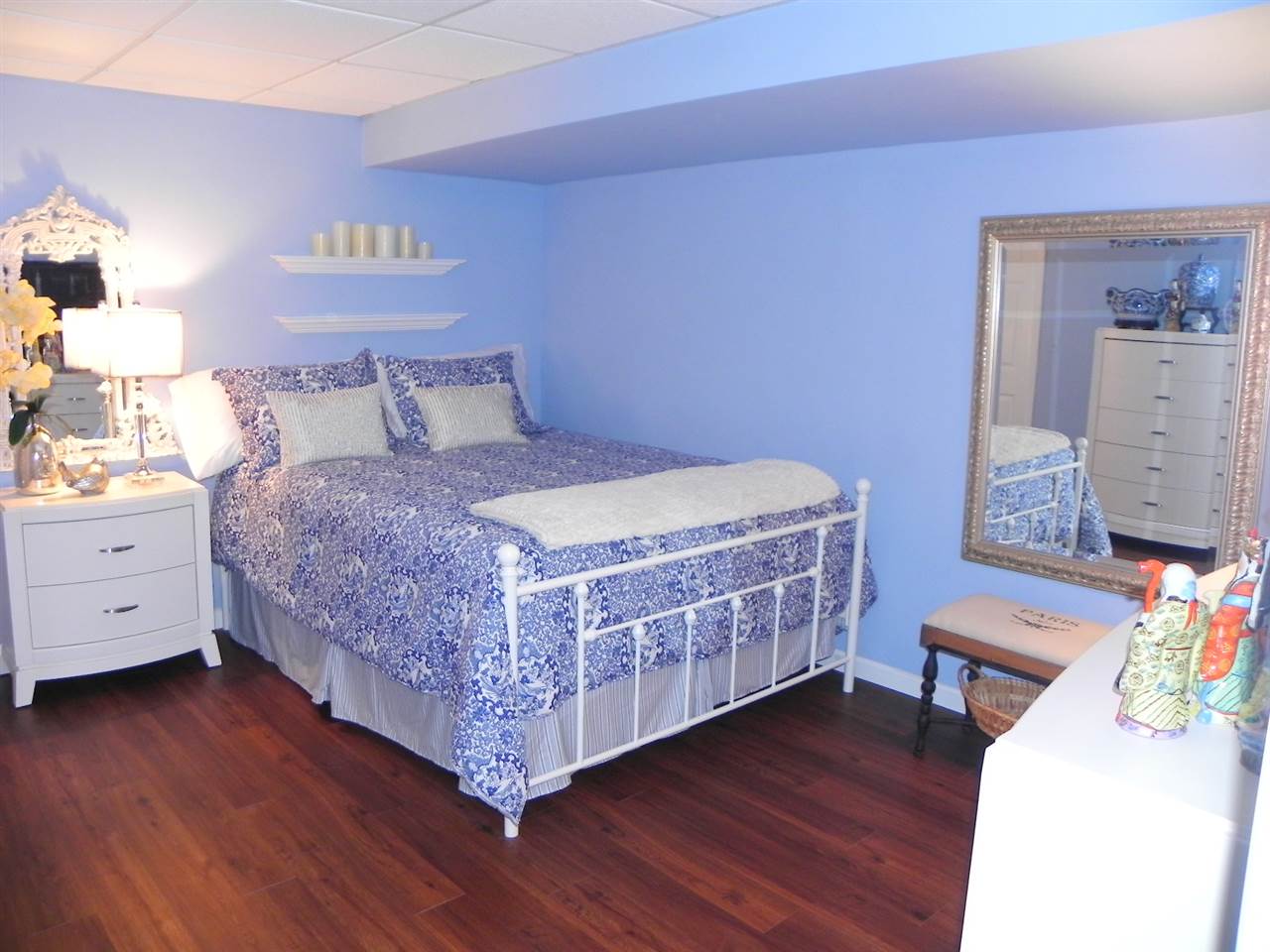 512 Baintree Road Lake Summerset, IL 61019 - Photo 25 of 25 a bedroom with a bed and wooden floor