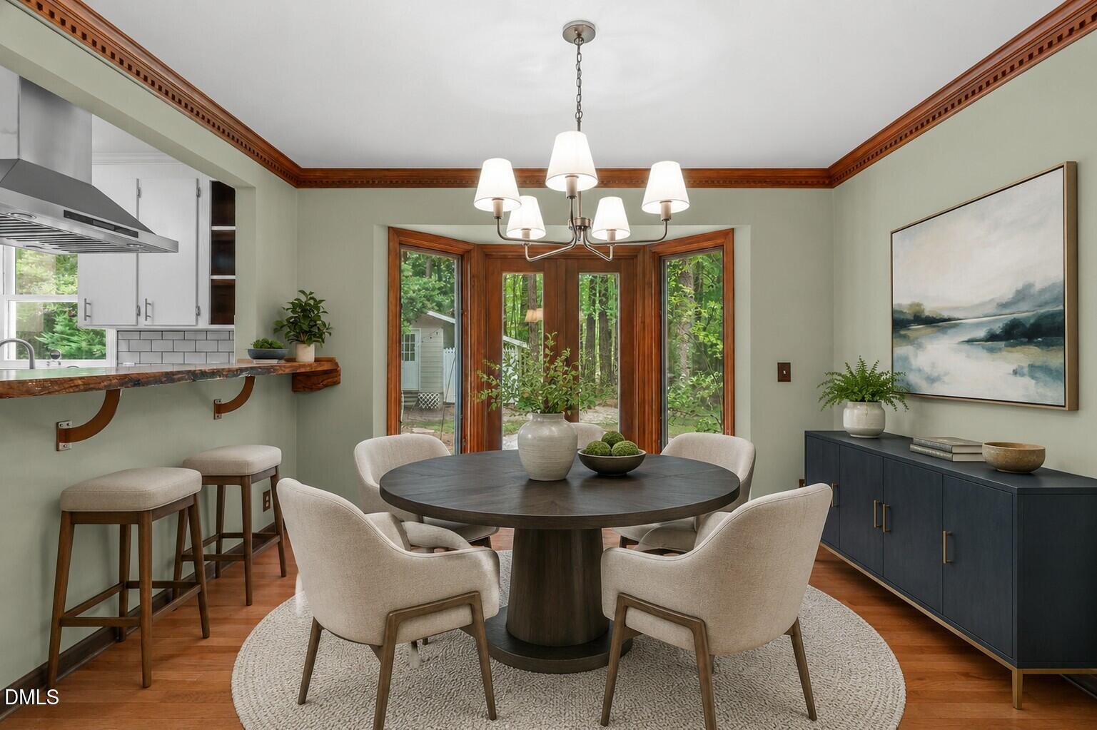 5105 Laurie Drive Raleigh, NC 27606 - Photo 3 of 42 Dining - Virtually Enhanced Photo